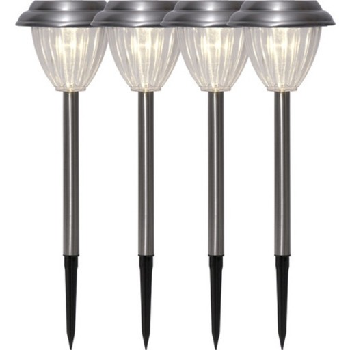 6 stk Star Trading Palma solcelle bedlamper, 4-pak