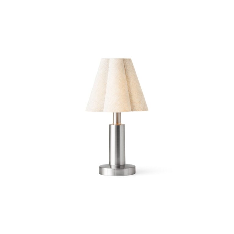 Admiral Transportabel Lampe Krom/Tekstil