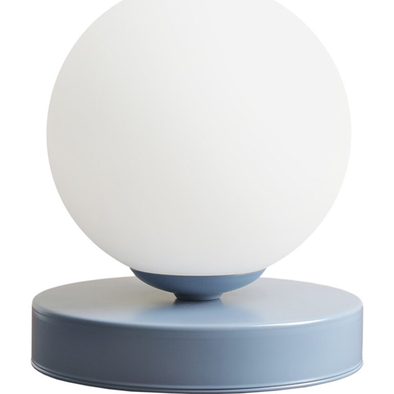 Aldex Ball bordlampe, blå, Ø17 cm