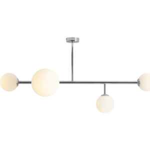 Aldex Dione loftlampe, krom