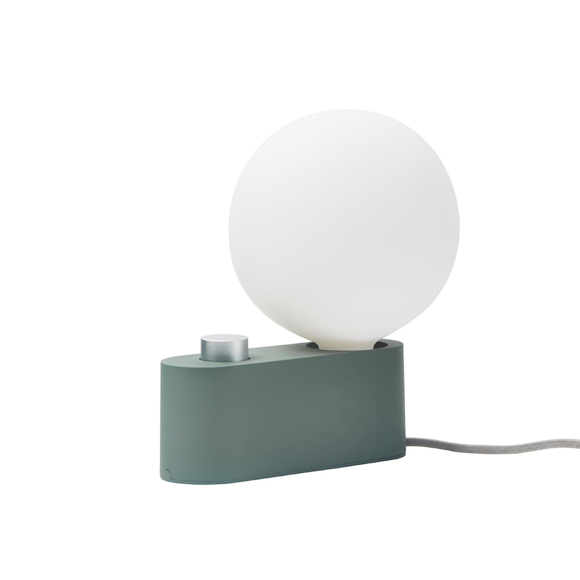Alumina Bordlampe Grøn med Sphere IV