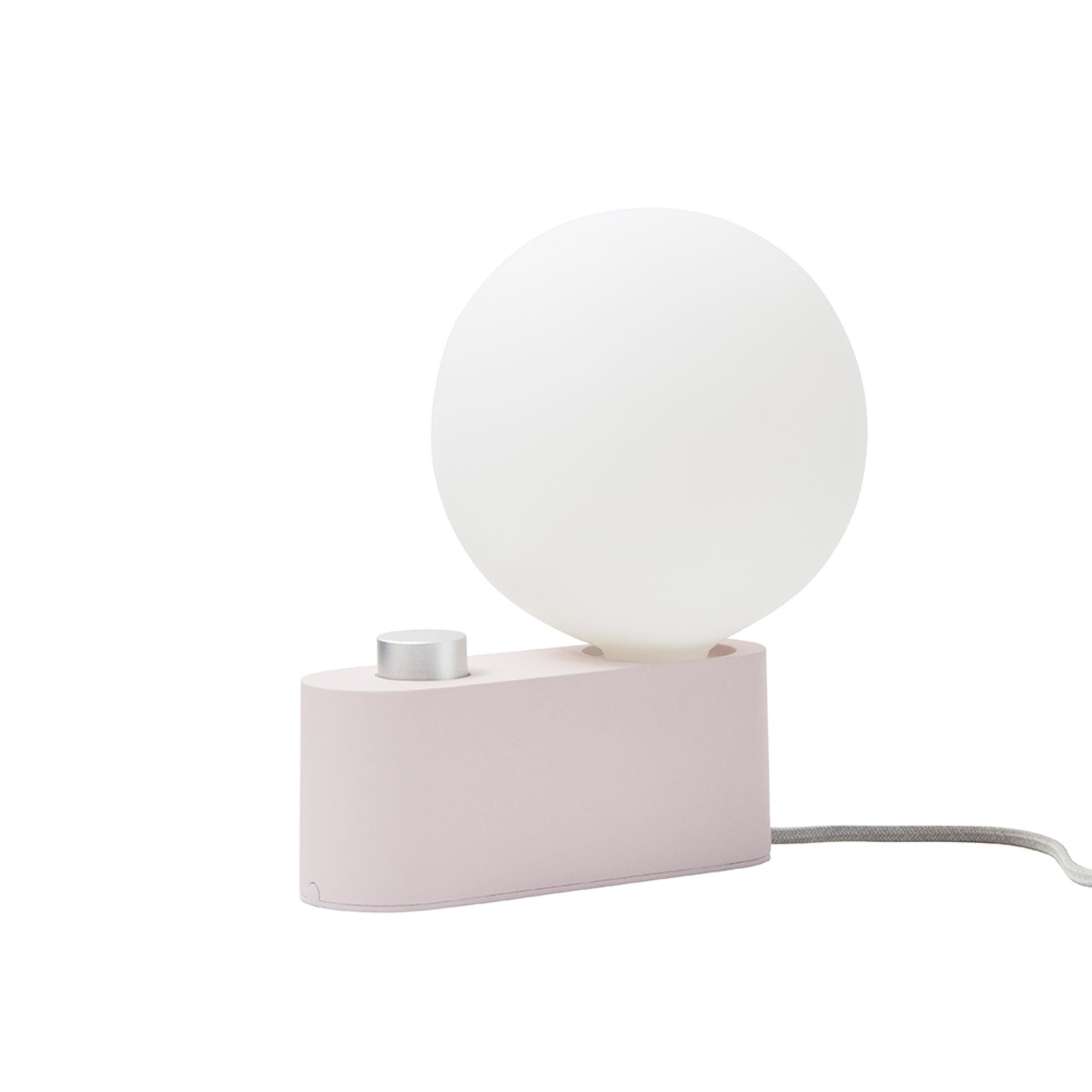 Alumina Bordlampe Pink med Sphere IV
