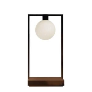 Artemide CURIOSITY 36 Bordlampe med Kugle Ø 100mm, Sort/Brun