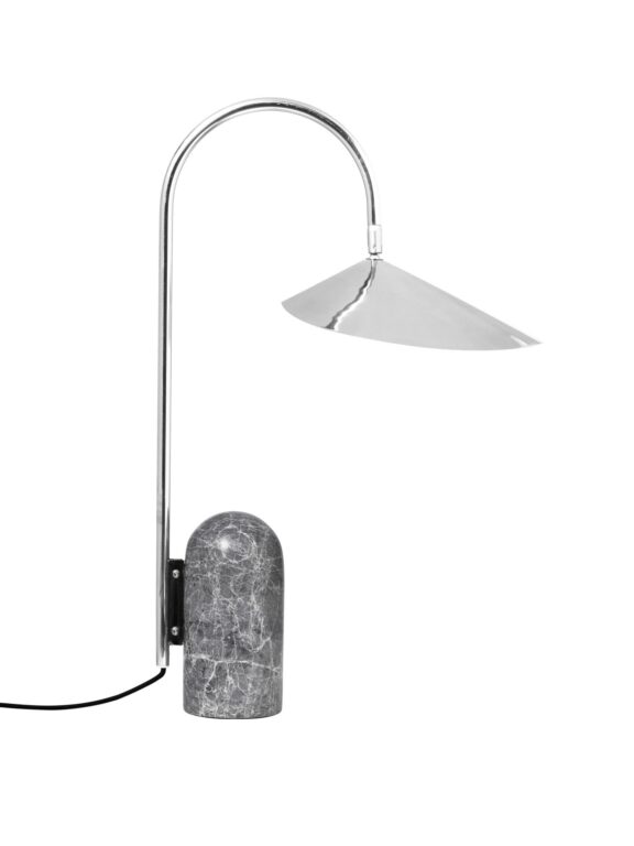 Arum Bordlampe Rustfrit Stål