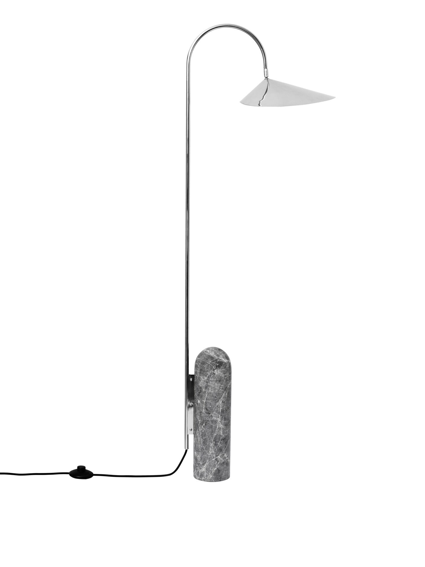 Arum Gulvlampe Rustfrit Stål