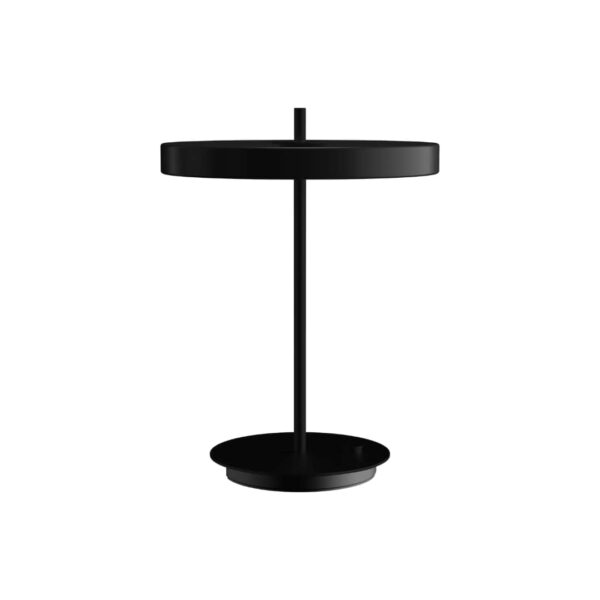 Asteria Bordlampe Sort m/ Sort base - Umage