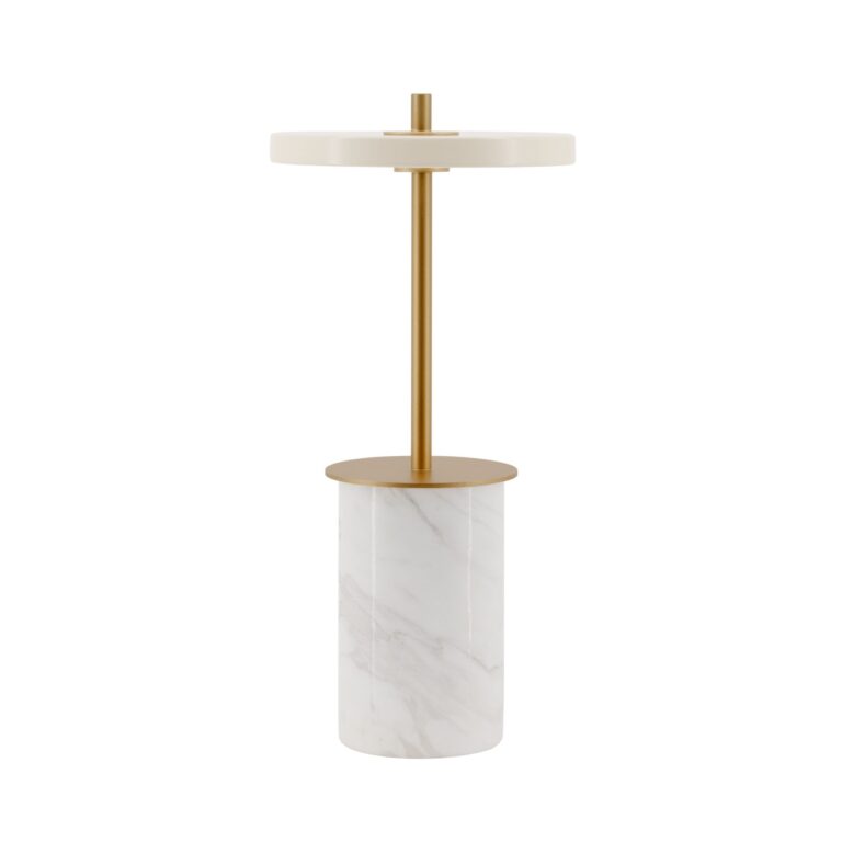 Asteria Move Transportabel Lampe Mini Hvid Marmor
