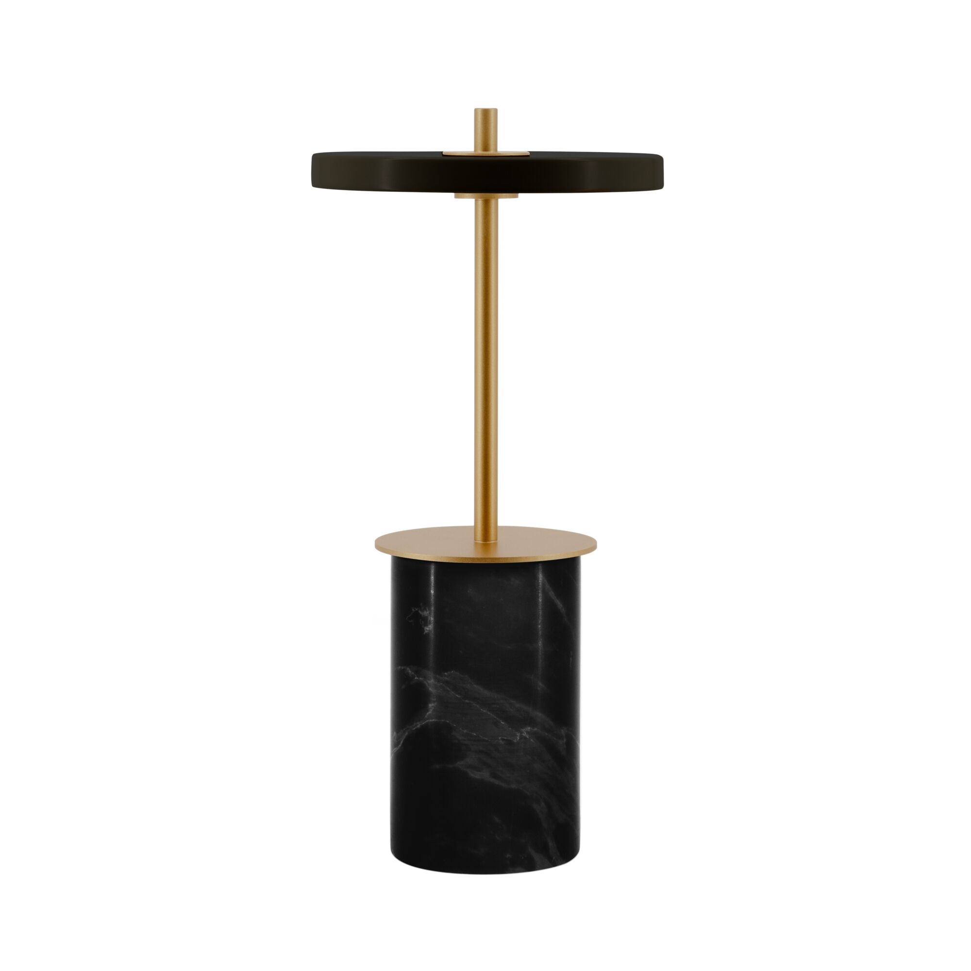 Asteria Move Transportabel Lampe Mini Sort Marmor