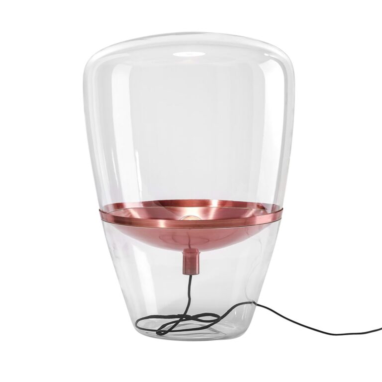 Balloons Stor Gulvlampe Klart Glas/Kobber