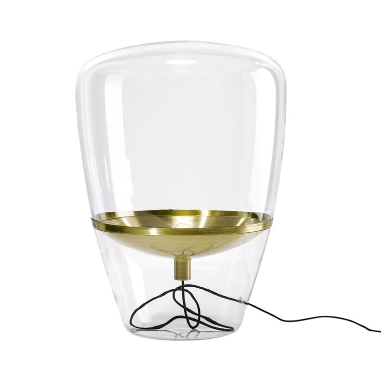 Balloons Stor Gulvlampe Klart Glas/Messing