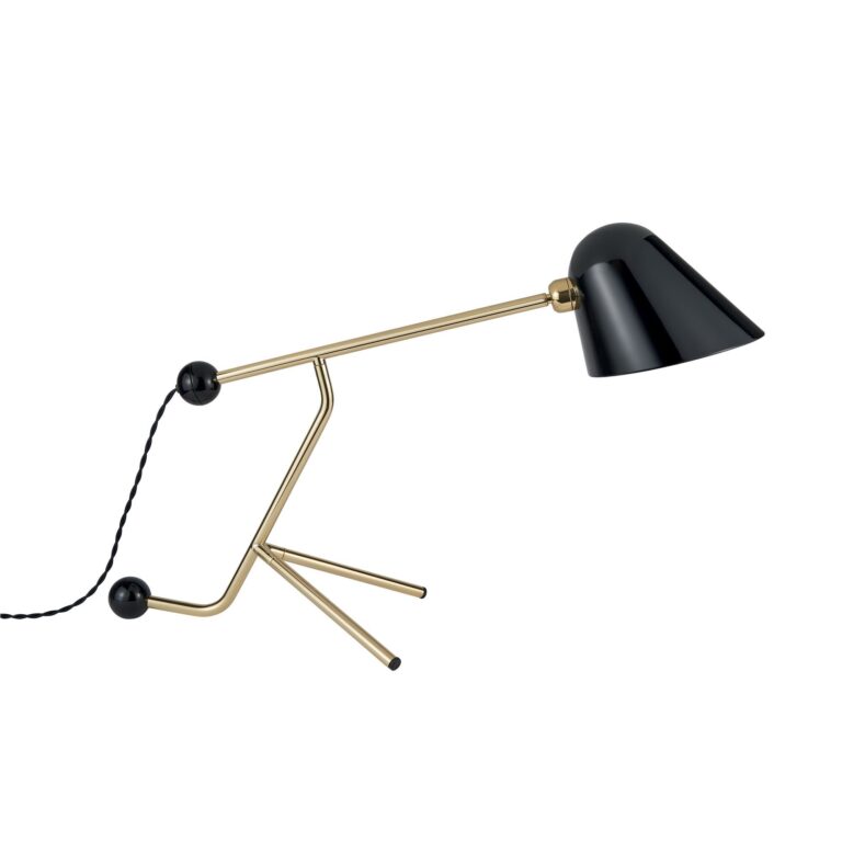 Beghina Bordlampe Sort & Messing