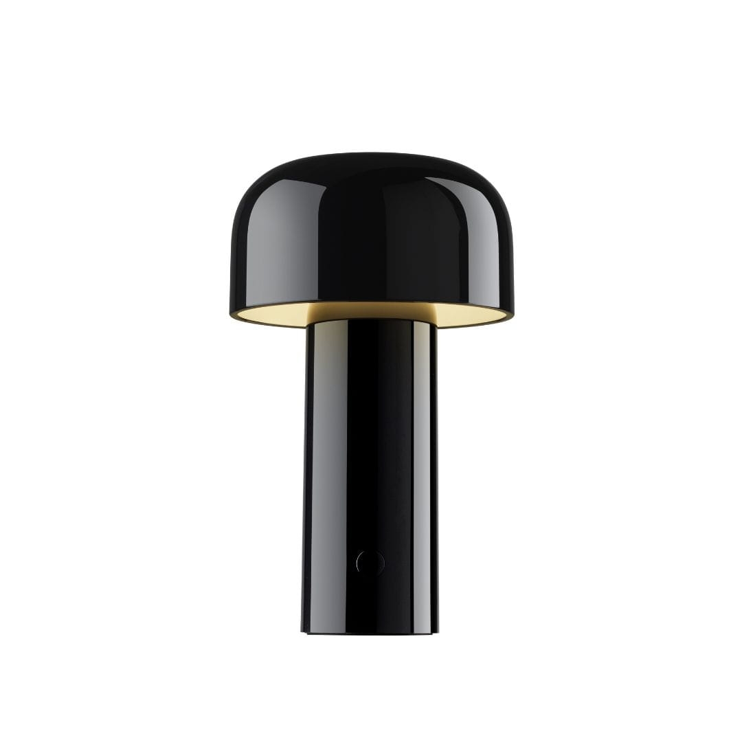 Bellhop Transportabel Bordlampe Blank Sort - Flos