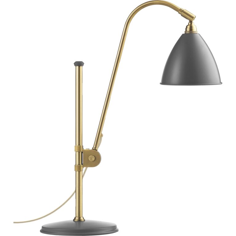 Bestlite BL1 Bordlampe Grå & Messing
