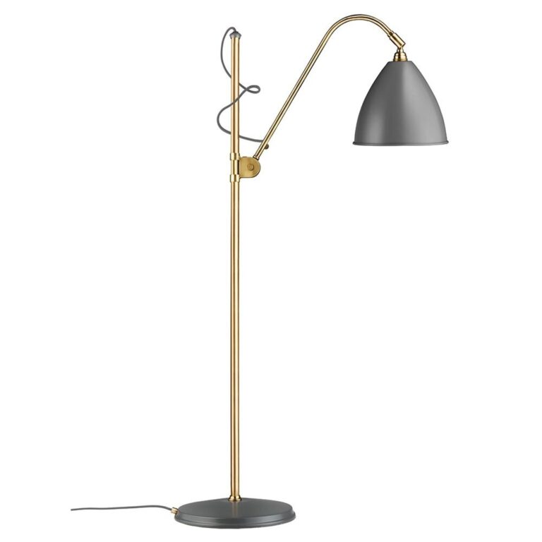 Bestlite BL3M Gulvlampe Grå/Messing