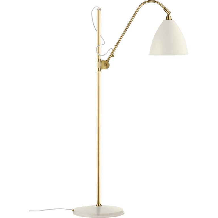 Bestlite BL3M Gulvlampe Mat Hvid/Messing