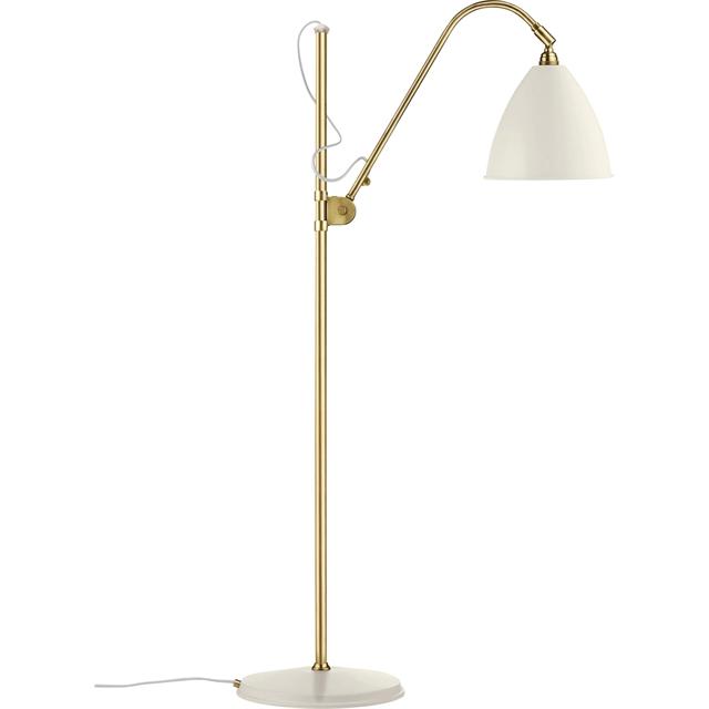 Bestlite BL3M Gulvlampe Mat Hvid/Messing