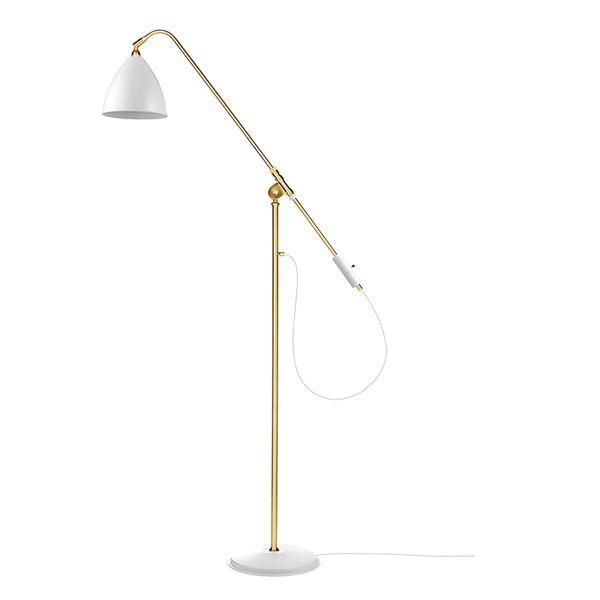 Bestlite BL4 Gulvlampe Mat Hvid/Messing