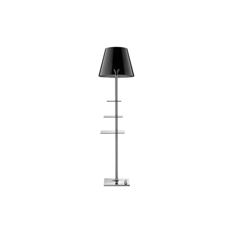 Bibliotheque Gulvlampe Krom/Røgfarvet
