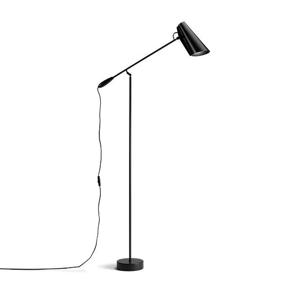 Birdy Gulvlampe Sort/Sort