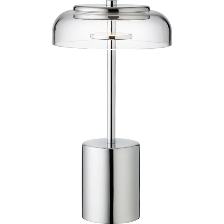 Blossi Transportabel Lampe Mini Krom/Klar