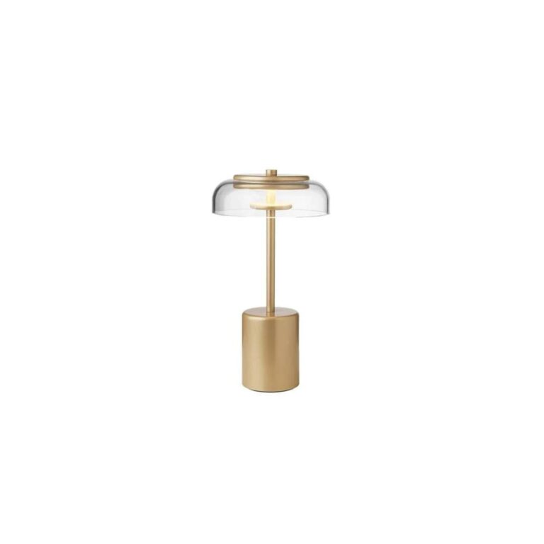 Blossi Transportabel Lampe Mini Nordisk Guld/Klar