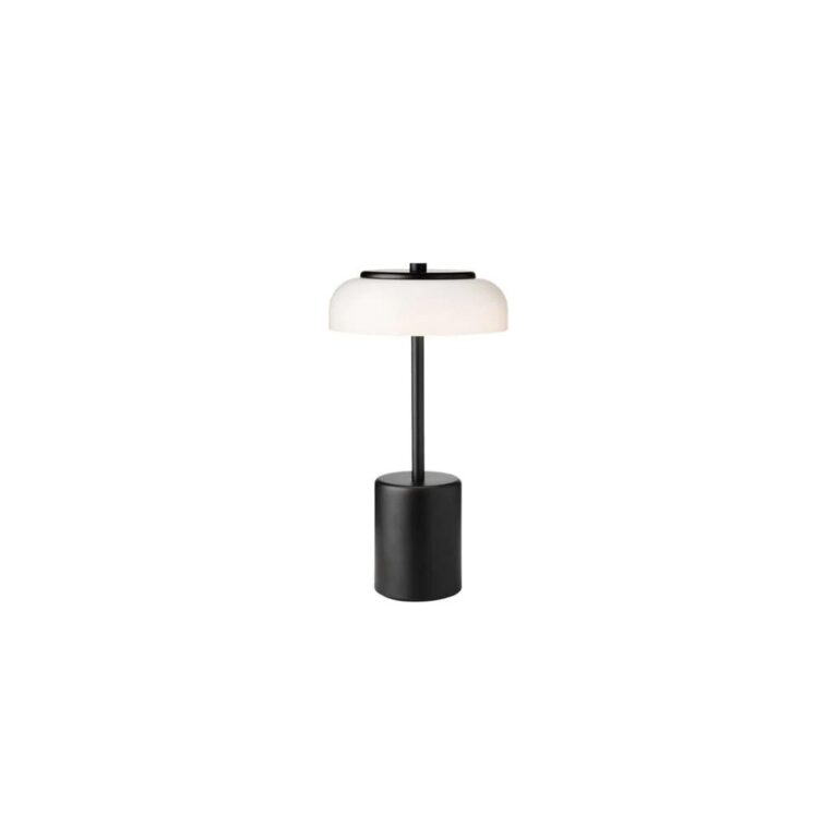 Blossi Transportabel Lampe Mini Sort/Opal