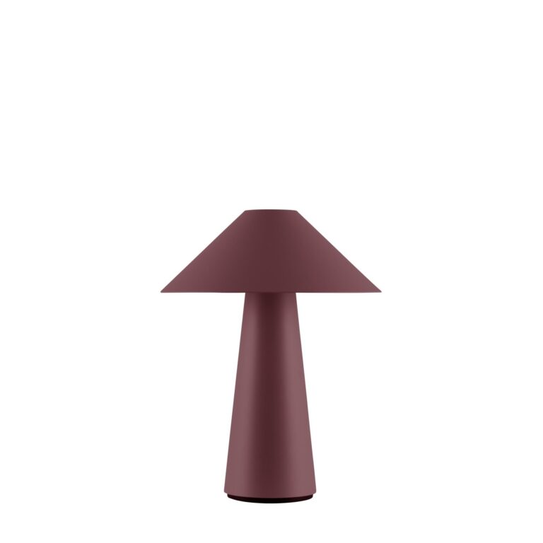Cannes Transportabel Lampe Burgundy