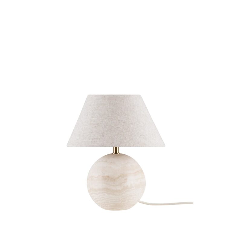 Castello 24 Bordlampe Travertin