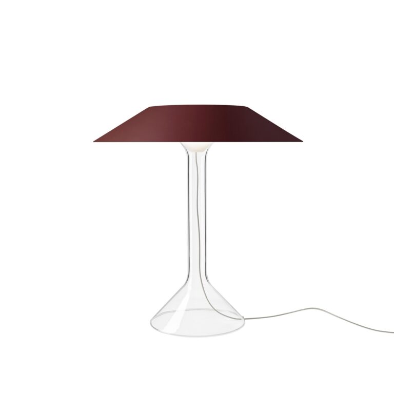 Chapeaux M Bordlampe Mørke Rød