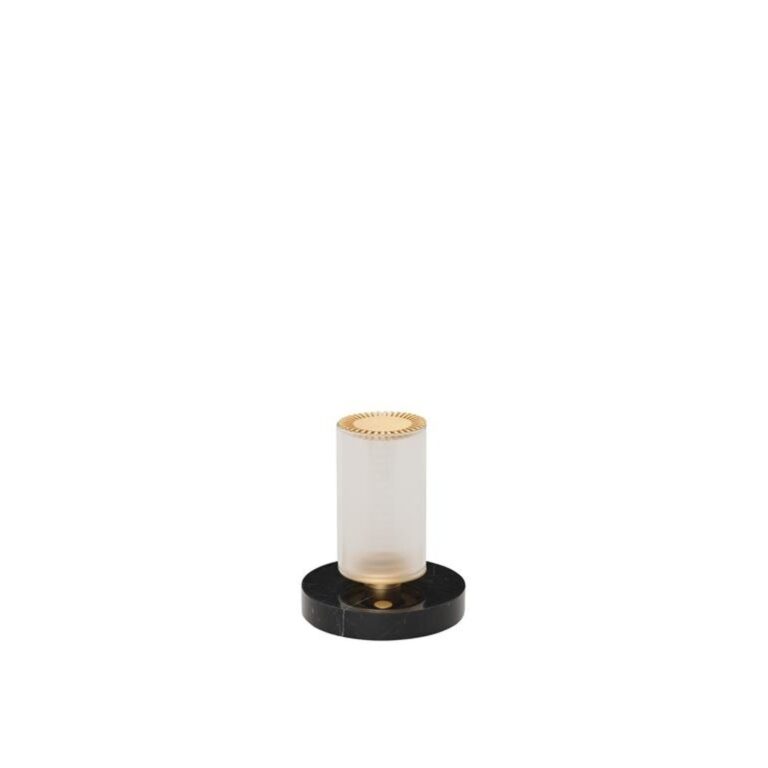 DCWédtions La Lampe Frechin Transportabel Lampe Guld/Sort Marmor
