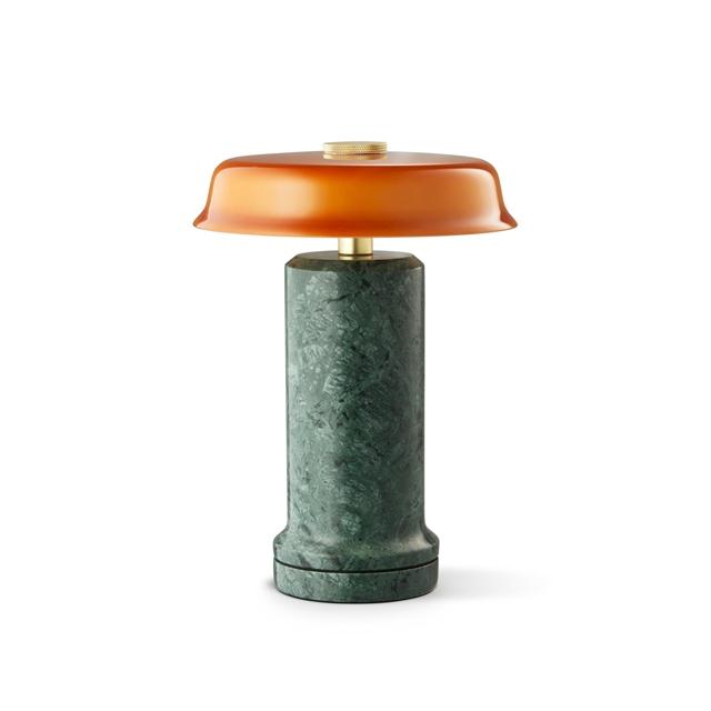 Design By Us Trip No. 2 Transportabel Lampe Moss Marble/Amber