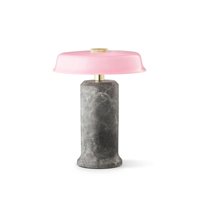 Design By Us Trip No. 2 Transportabel Lampe Silver Marble/Rose