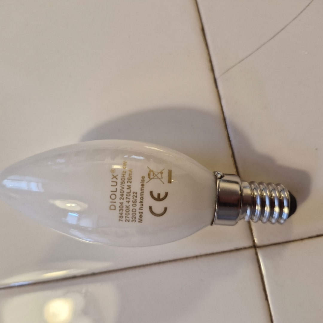 Diolux Kerte40 E14 4W LED 470lm 2700K 3-trins dæmp - Så længe lager haves - GN