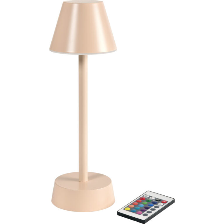 Duni Zelda genopladelig bordlampe, lyserød