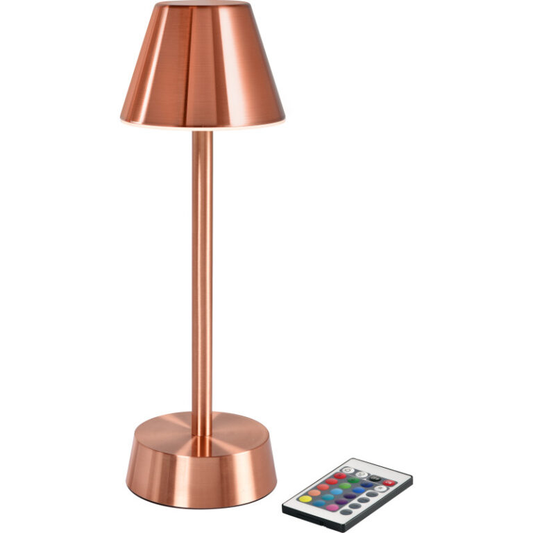 Duni Zelda genopladelig bordlampe, rosa guld