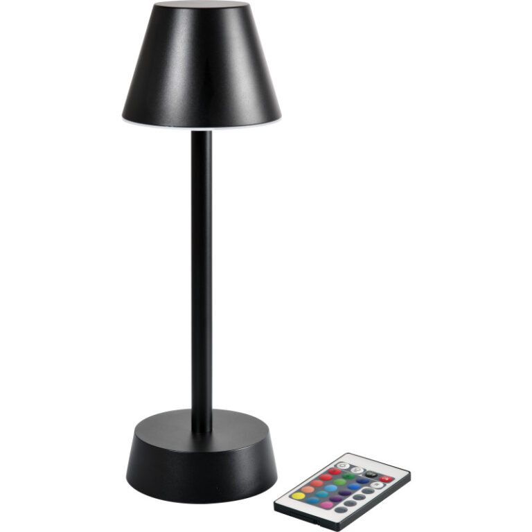 Duni Zelda genopladelig bordlampe, sort