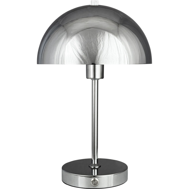 Dyberg Larsen Stockholm genopladelig bordlampe, krom