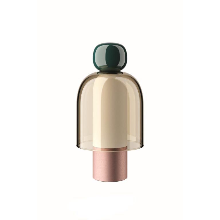 Easy Peasy Transportabel Lampe Grøn/Honey/Rosa Guld