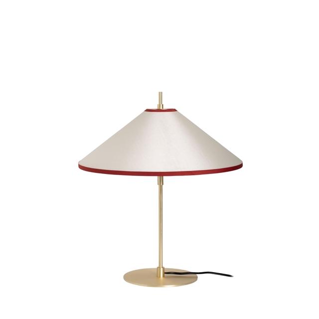 Edgeform Tafta Bordlampe Rød/Off-White