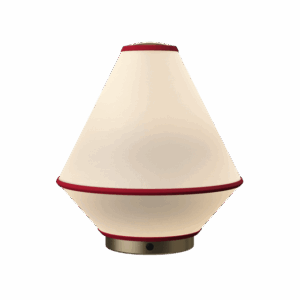 Edgeform Tafta Transportable Lampe Rød/Off-White