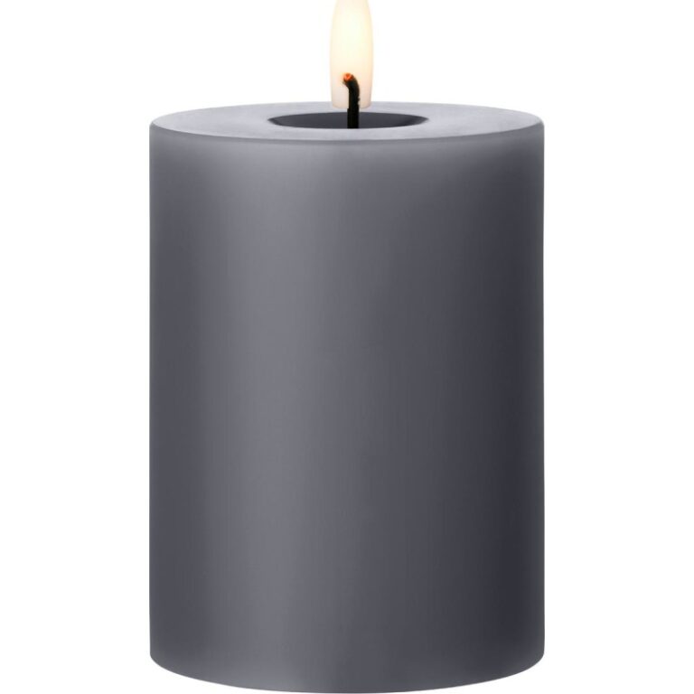 Ester & Erik LED bloklys, antracit, 10 cm