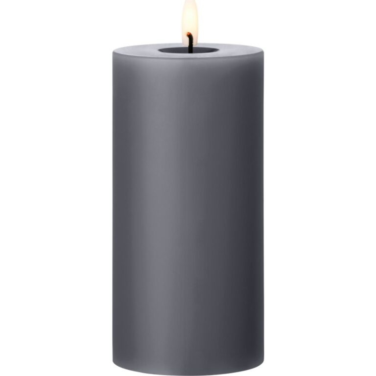 Ester & Erik LED bloklys, antracit, 15 cm
