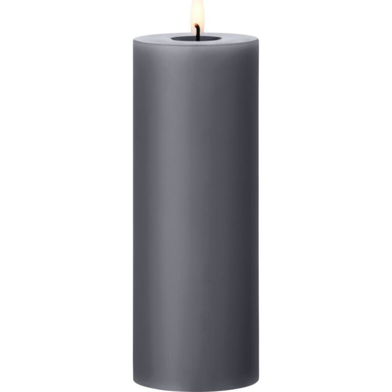Ester & Erik LED bloklys, antracit, 20 cm