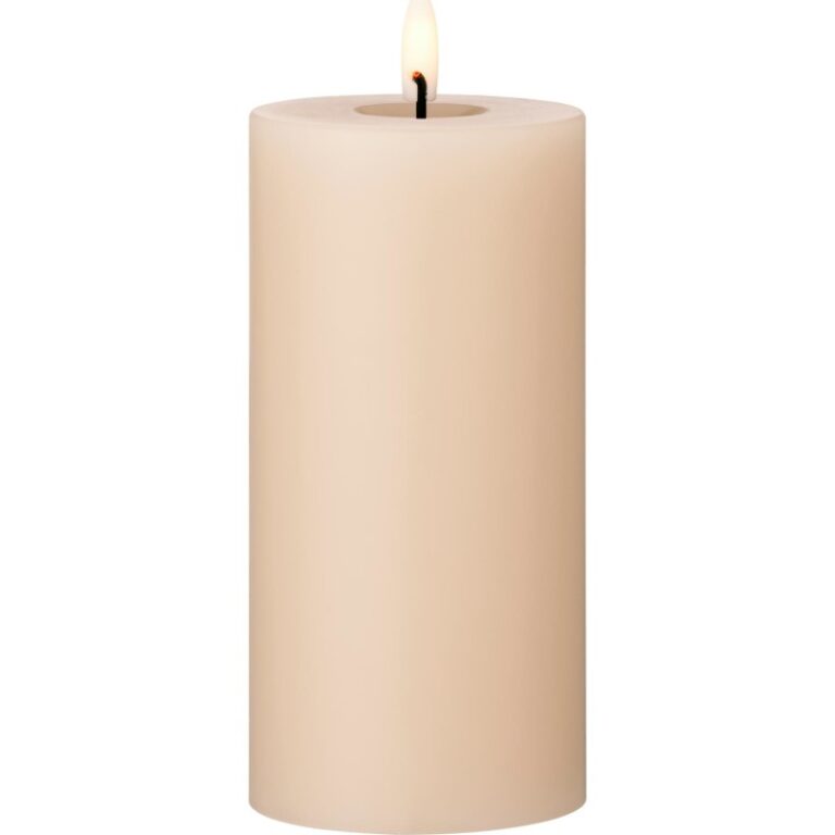 Ester & Erik LED bloklys, creme, 15 cm