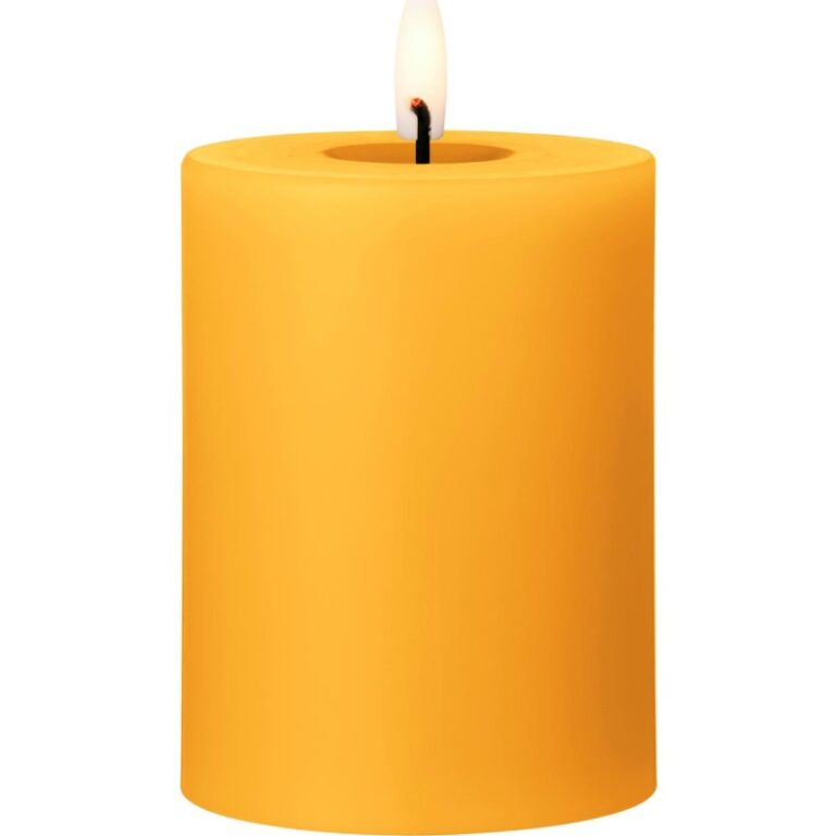Ester & Erik LED bloklys, orange, 10 cm