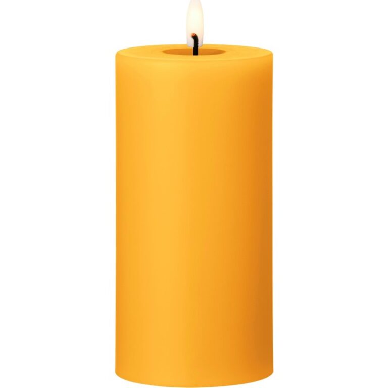 Ester & Erik LED bloklys, orange, 15 cm