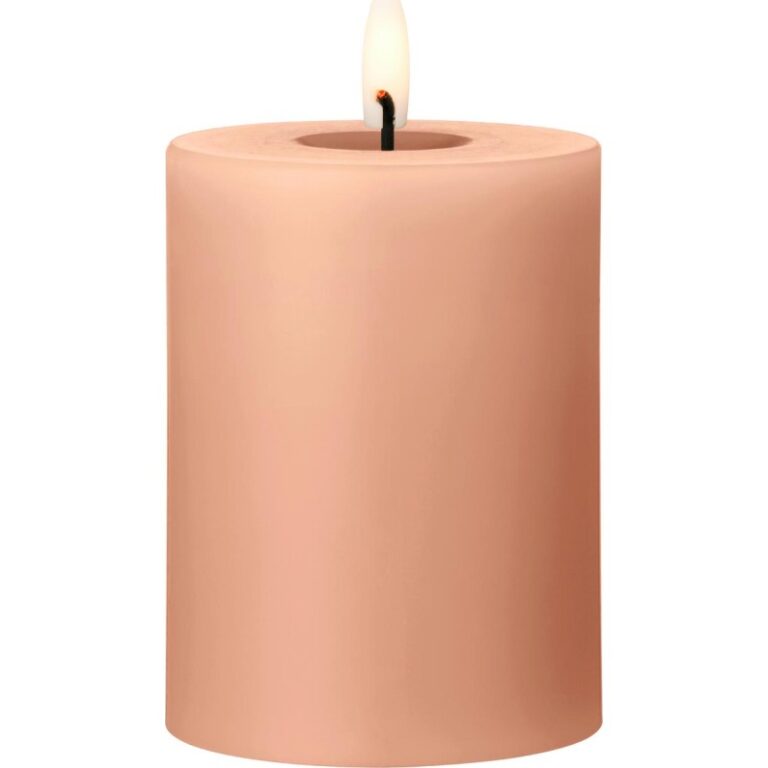Ester & Erik LED bloklys, rosa, 10 cm