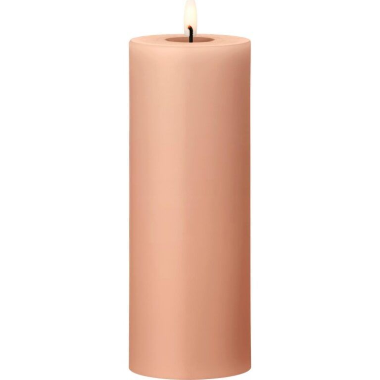 Ester & Erik LED bloklys, rosa, 20 cm