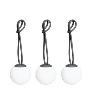 Fatboy Bolleke Mini Transportabel Lampe Sæt af 3 Antracit