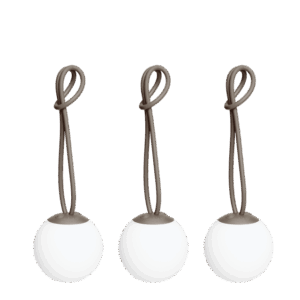 Fatboy Bolleke Mini Transportabel Lampe Sæt af 3 Taupe